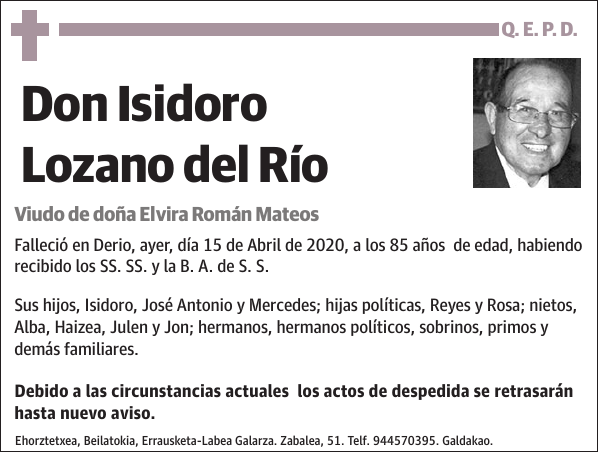 Isidoro Lozano del Río