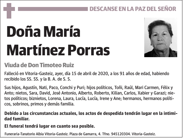 María Martínez Porras