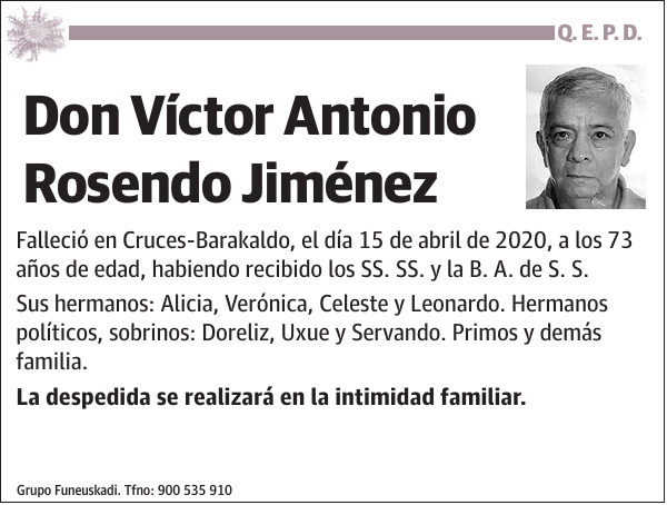 Víctor Antonio Rosendo Jiménez