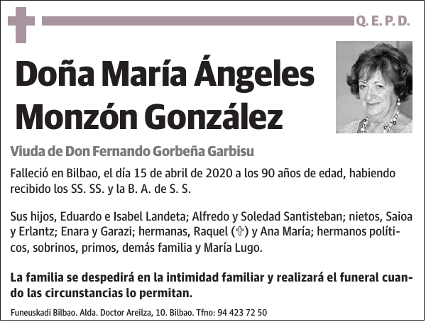 María Ángeles Monzón González