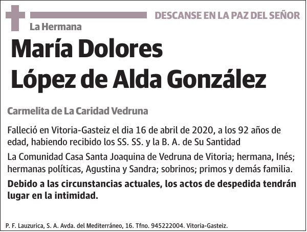 María Dolores López de Alda González