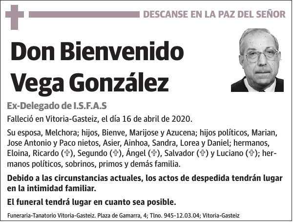 Bienvenido Vega González