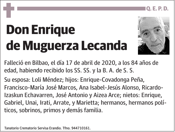 Enrique de Muguerza Lecanda