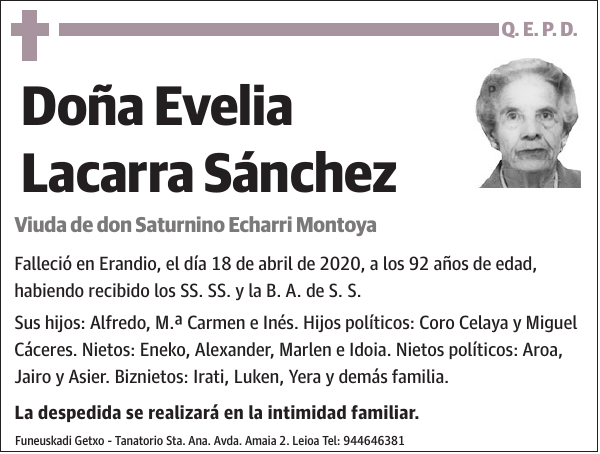 Evelia Lacarra Sánchez