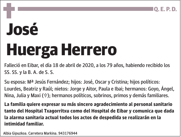 José Huerga Herrero