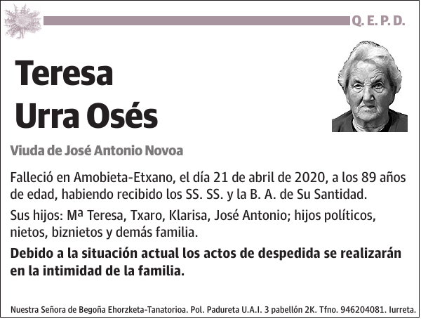 Teresa Urra Osés