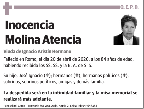 Inocencia Molina Atencia