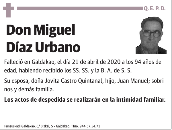 Miguel Díaz Urbano