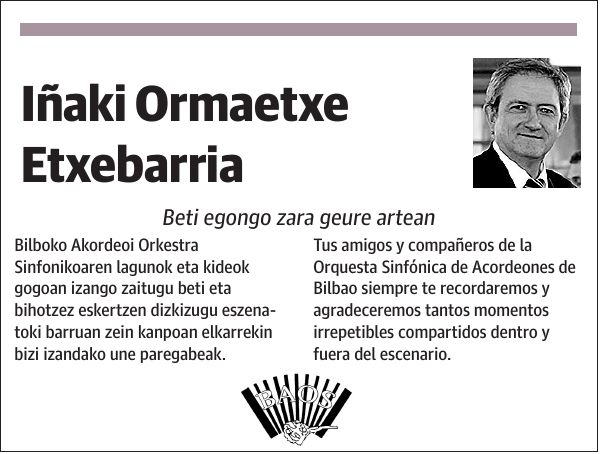Iñaki Ormaetxe Etxebarria