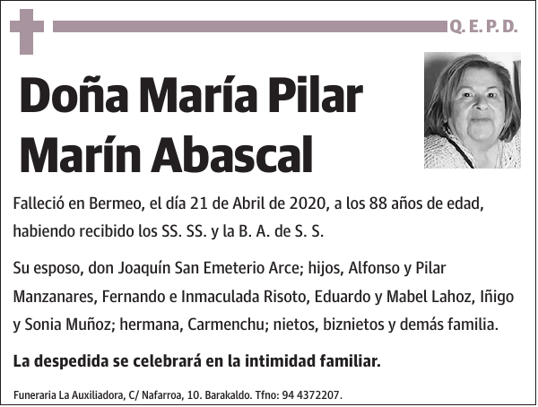 María Pilar Marín Abascal