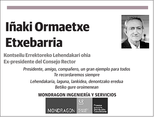 Iñaki Ormaetxe Etxebarria