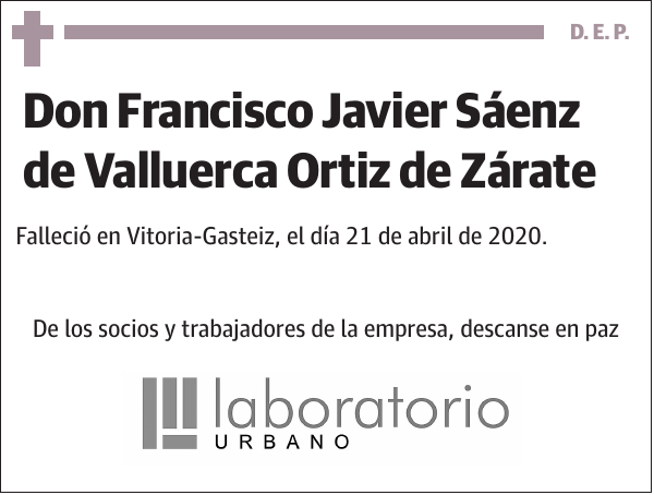 Francisco Javier Sáenz de Valluerca Ortiz de Zarate