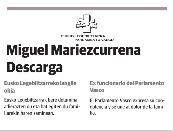 Miguel Mariezcurrena Descarga