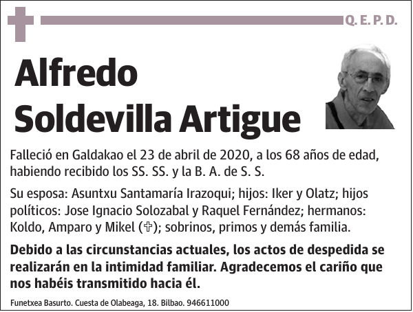 Alfredo Soldevilla Artigue