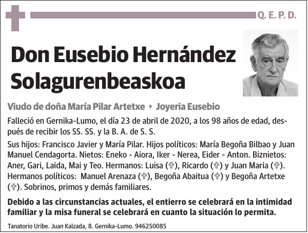 Eusebio Hernández Solagurenbeaskoa