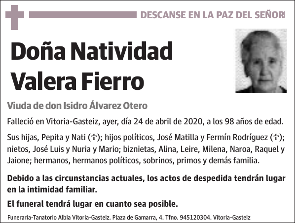 Natividad Valera Fierro