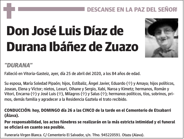 José Luis Díaz de Durana Ibáñez de Zuazo