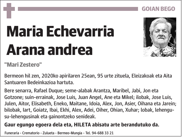 Maria Echevarria Arana