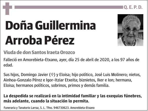 Guillermina Arroba Pérez