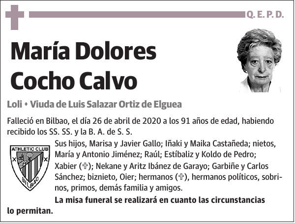 María Dolores Cocho Calvo