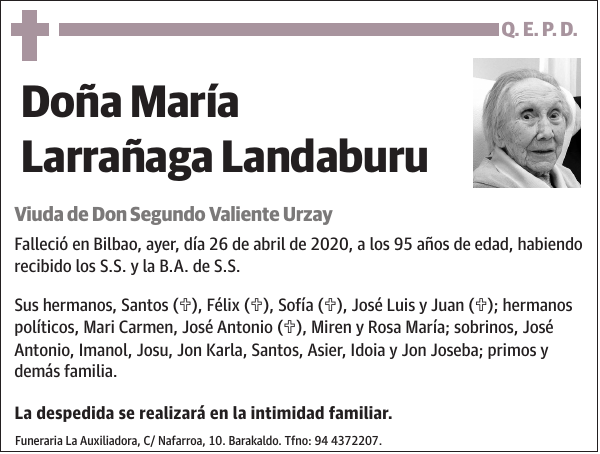 María Larrañaga Landaburu