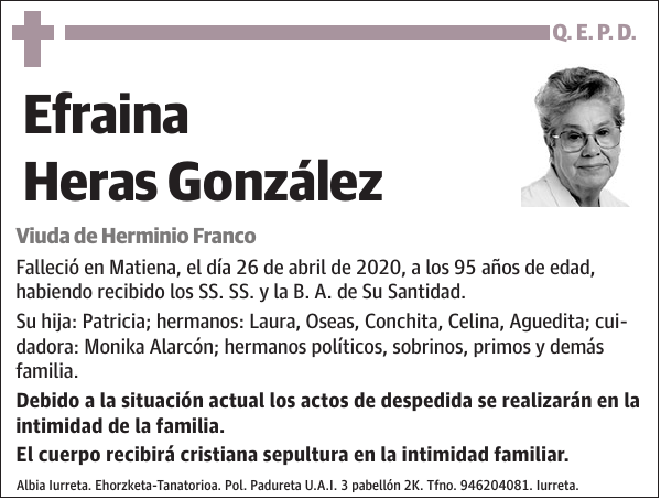 Efraina Heras González