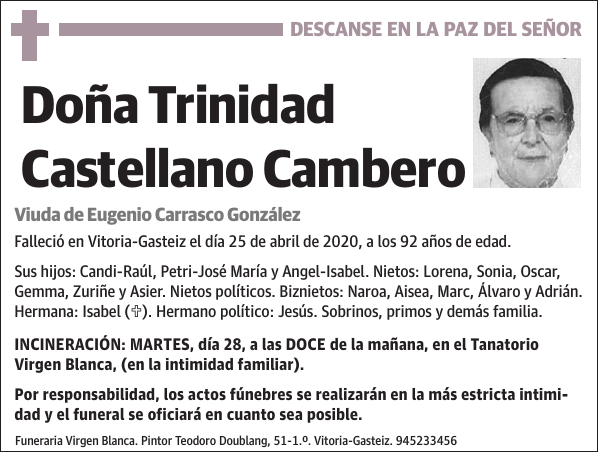 Trinidad Castellano Cambero