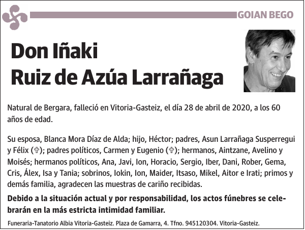 Iñaki Ruiz de Azúa Larrañaga