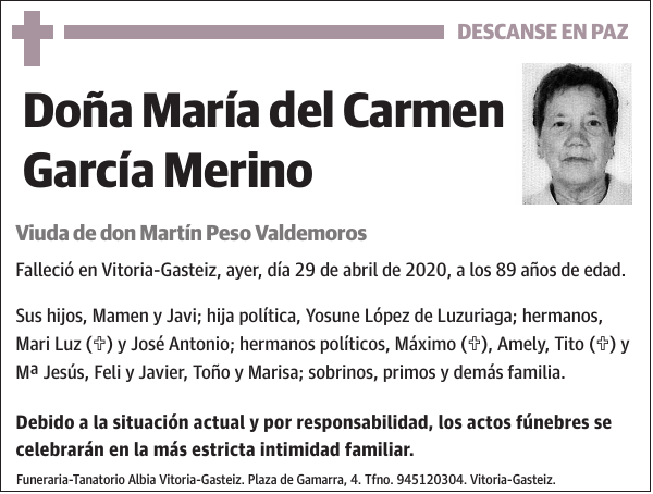 María del Carmen García Merino