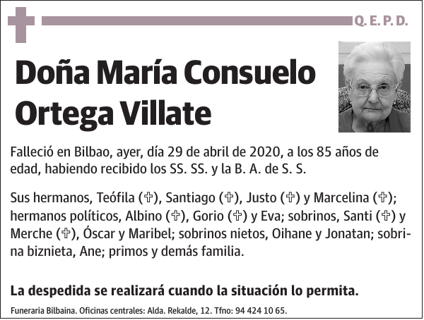 María Consuelo Ortega Villate