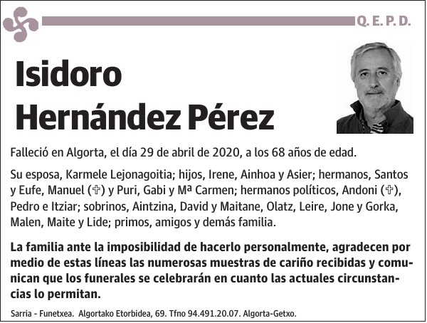 Isidoro Hernández Pérez