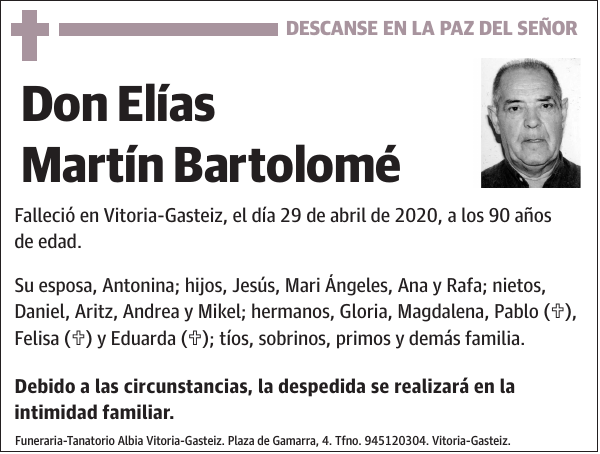 Elías Martín Bartolomé