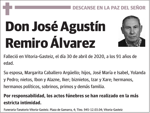 José Agustín Remiro Álvarez