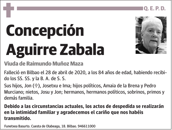 Concepción Aguirre Zabala