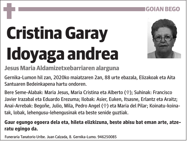 Cristina Garay Idoyaga