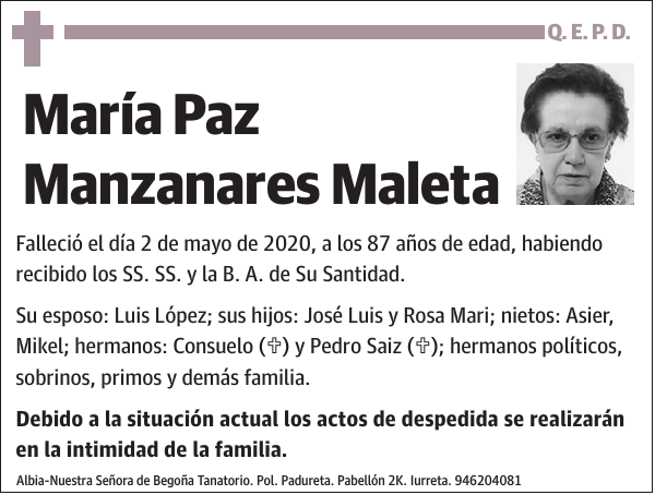 María Paz Manzanares Maleta