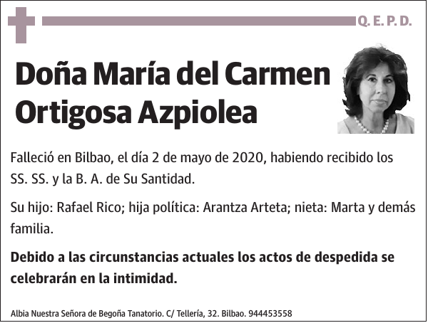 María del Carmen Ortigosa Azpiolea