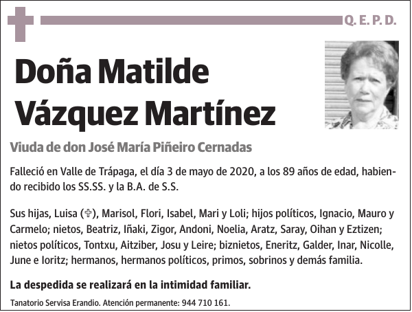 Matilde Vázquez Martínez