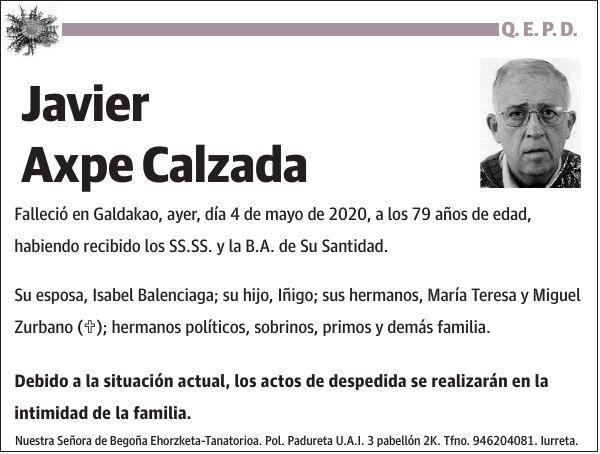 Javier Axpe Calzada