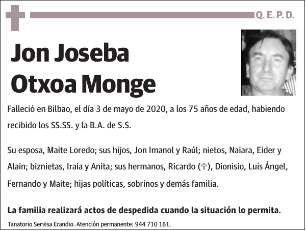 Jon Joseba Otxoa Monge