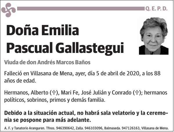 Emilia Pascual Gallastegui