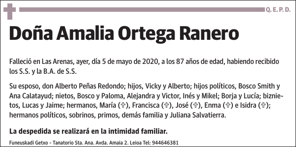 Amalia Ortega Ranero