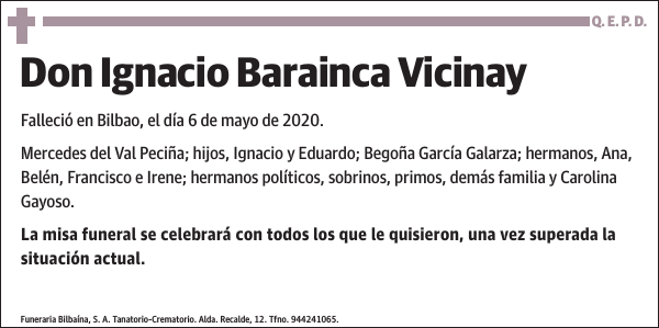 Ignacio Barainca Vicinay