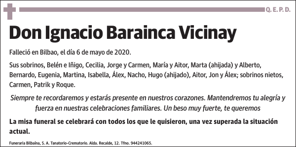 Ignacio Barainca Vicinay