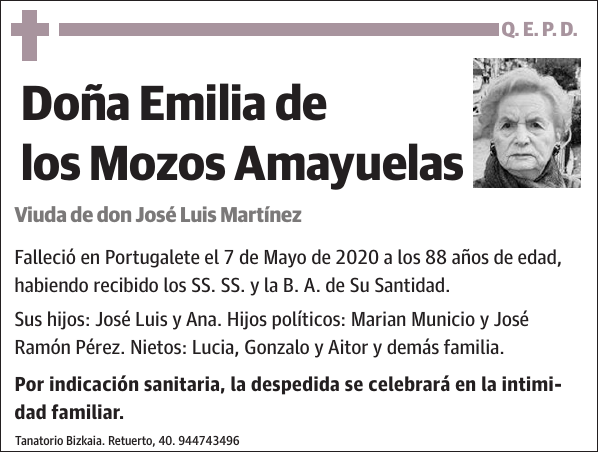 Emilia de los Mozos Amayuelas