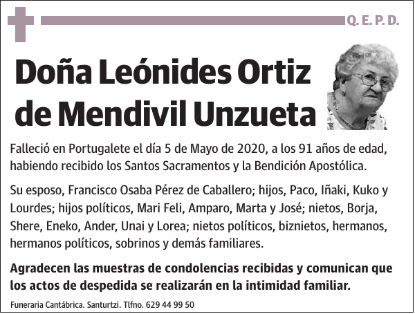 Leónides Ortiz de Mendivil Unzueta