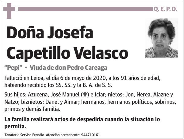 Josefa Capetillo Velasco