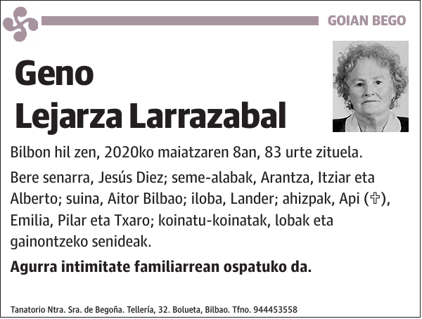 Geno Lejarza Larrazabal Bilbon