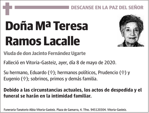 Mª Teresa Ramos Lacalle