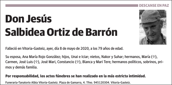 Jesús Salbidea Ortiz de Barrón